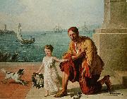 Francois-Andre Vincent Allegorie de la liberation des esclaves d Alger par Jerome Bonaparte oil on canvas